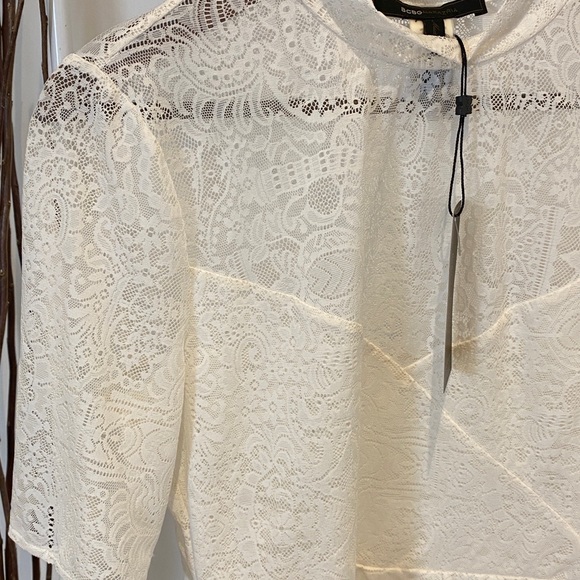 Sheer 3/4 sleeve blouse - Picture 3 of 4